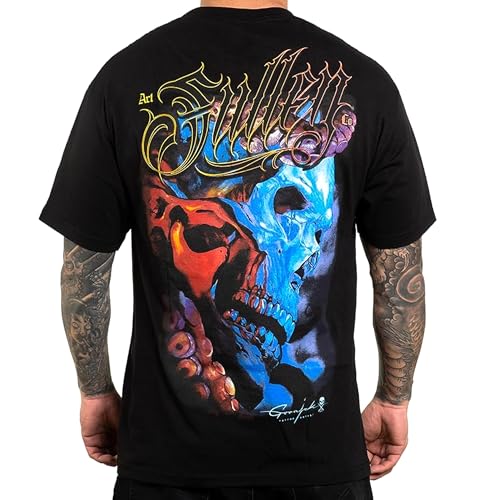 Sullen Men's Sullen Govajek Tattoo Lifestyle Graphic Art Standard Soft Short Sleeve Tee