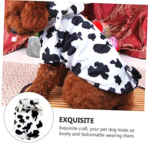 Disfraz de vaca para perros, talla L, cómodo y ligero miniatura 4
