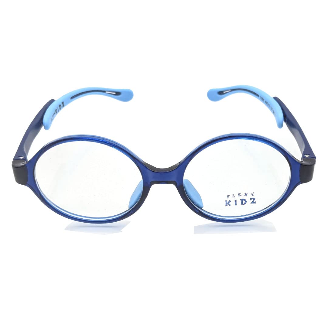 Flexi Kidz Blue Light Blocking Anti Glare Zero Power Eyeglasses Spectacle Frame Protection From TV Mobile Laptop Compute