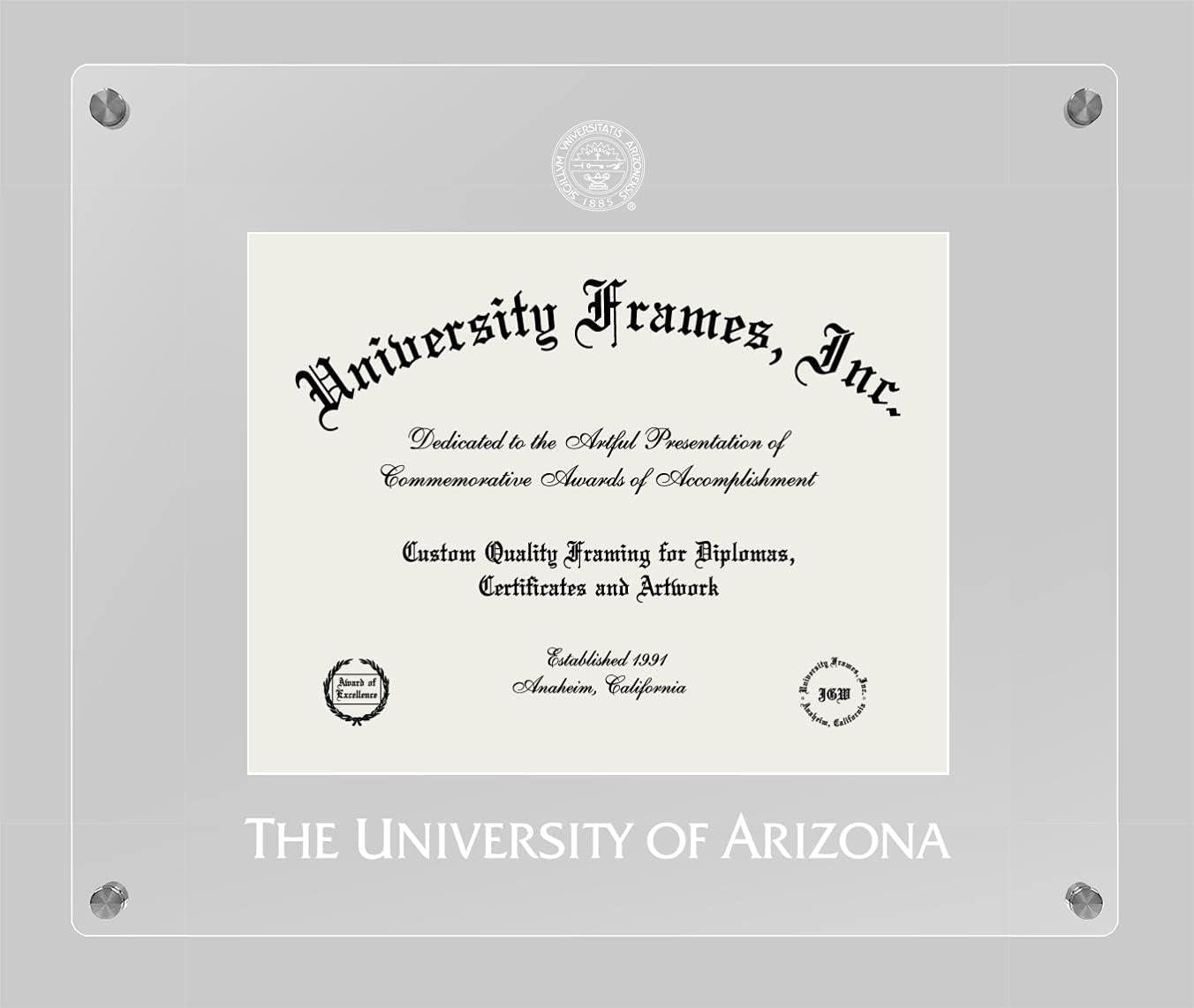 Campus Images Lucent Clear Display Diploma Frame
