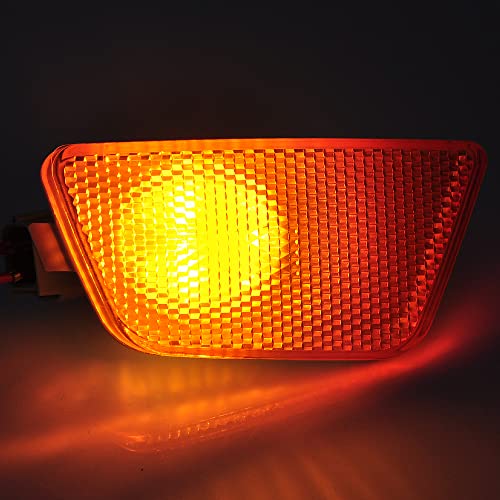 Cnpapc 1-Pieces For Chevy Cruze Front Bumper Park Signal Side Marker Light Assembly Driver Side 2011 2012 2013 2014 2015 Dot Certified Gm2550198N 42334144 #TOP3