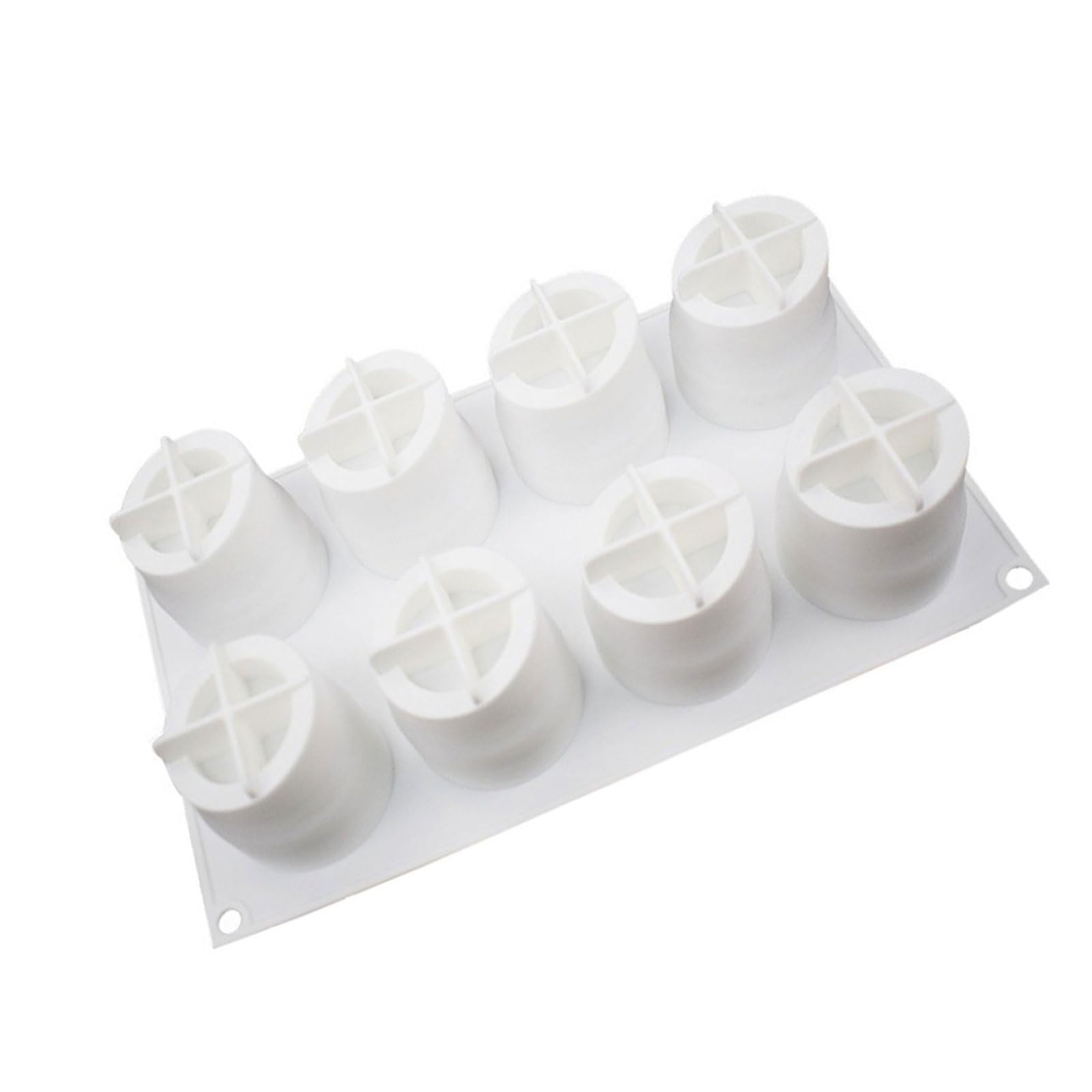 carotoe 8 Cavity Shape Silicone Molds Mousses Cake Chocolate Dessert Making Supplies for Professional Baking and Crafting Food Grade Silicone Molds