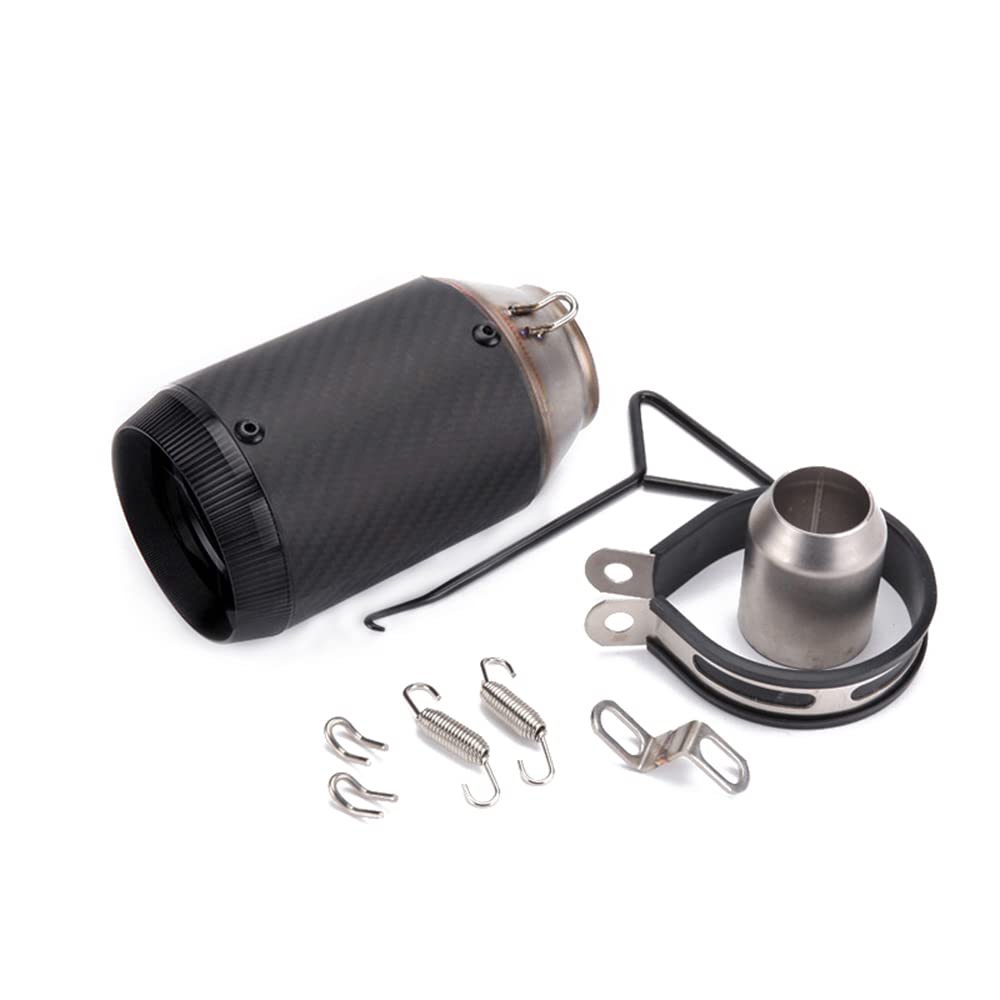 Tubo di scarico moto Riloer 51MM / 2 "Tubo silenziatore di scarico in fibra di carbonio adatto per Ka-wa-saki Z900