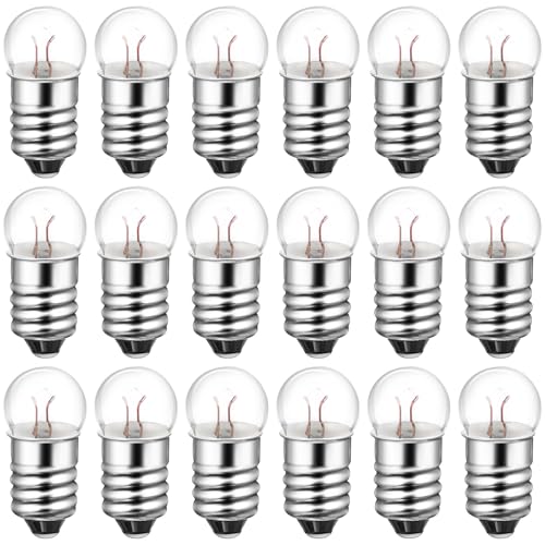 Toddmomy 50 Bombillas para Equipos de Física y Enseñanza Eléctrica 1,5 V, Mini Bombillas Fáciles de Instalar y Reemplazar, Ideales para Linternas Pequeñas y Escolares