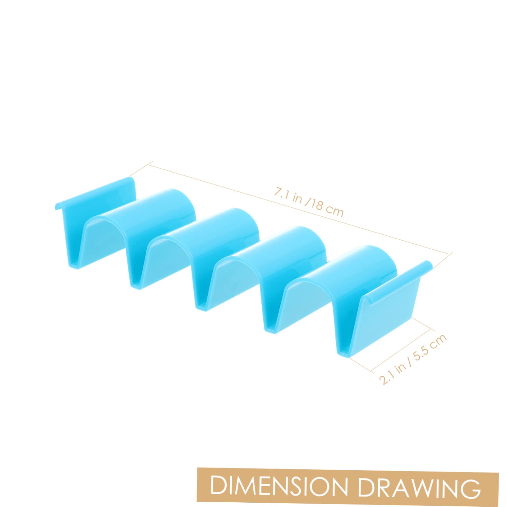 PRETYZOOM Mexican Pancake Stand Taco Holder Bulk Taco Tray Accessories Easy Clean