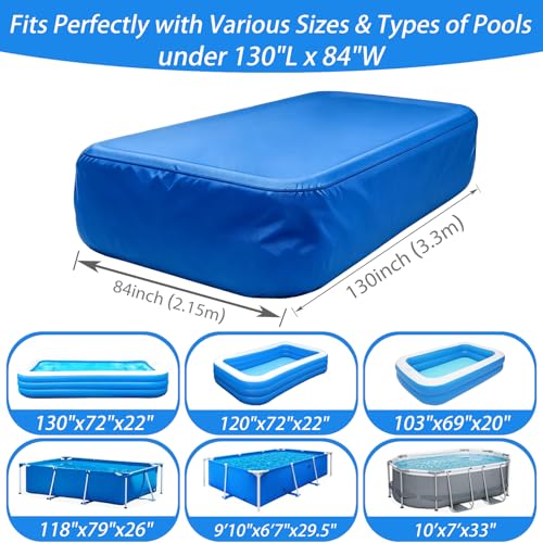 Cobertor Inflable para Piscina 130 x 84 Pulgadas miniatura 2