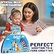 BlueY Malkoffer für Kinder Malset mit Buntstifte Wachsmalstifte Wasserfarben Künstlerbedarf Kinder - Malkasten Geschenke für Kinder (Blaues Halbmond-Gehäuse)