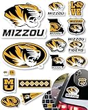 Mizzou Stickers for Gift, Car, Water Bottle, Laptop, and Phone for Missouri Football Fans and University Graduates (Mizzou Tigers)