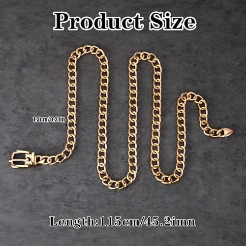 Waist Chain Belt Women Ladies Adjustable Body Waist Link Belts Fashion Multilayer Chain Belts Gold Metal Waist Chain for Jeans Dresses Sweater Coat Supplies2
