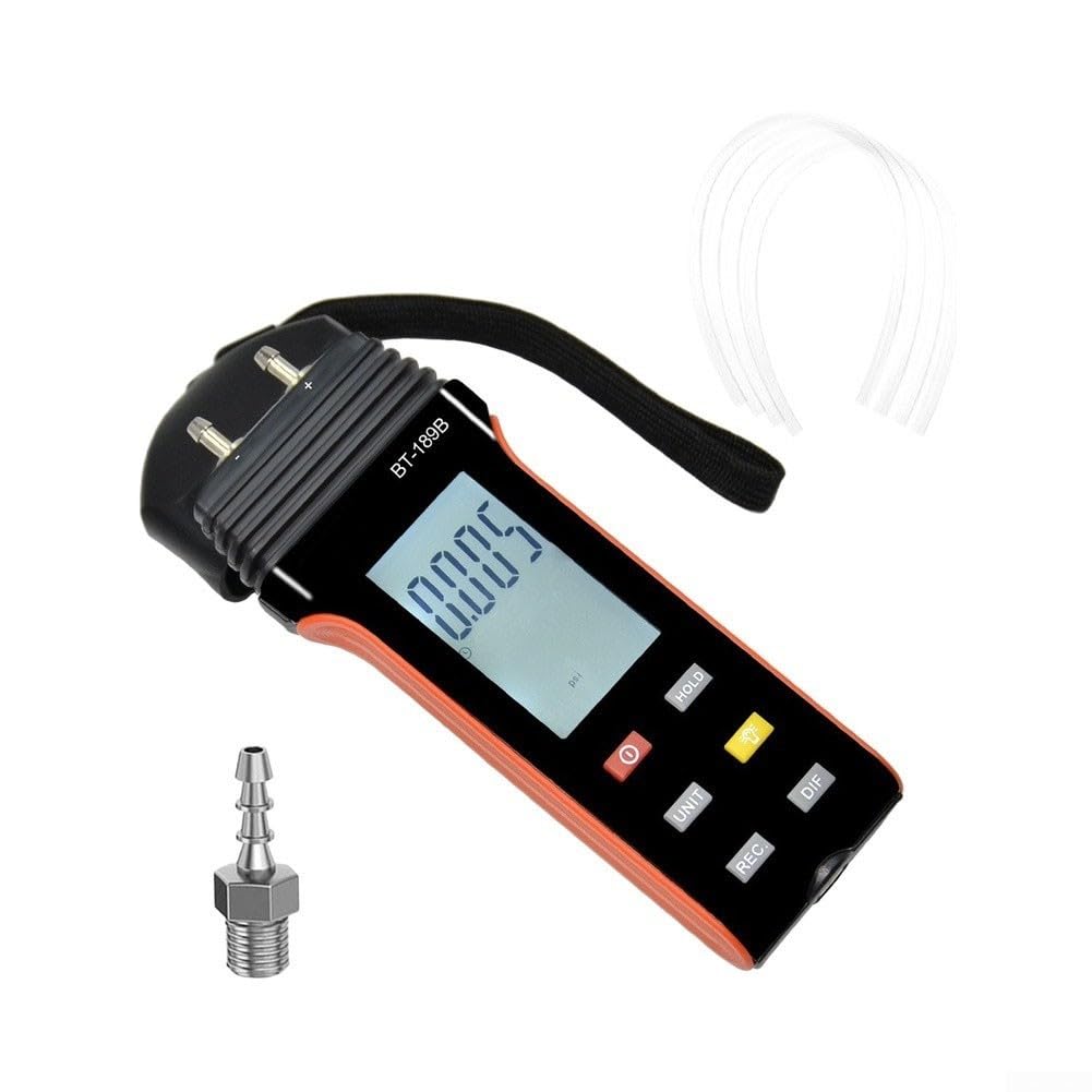 Manomètre Portable ABS Léger 150g Testeur Pression