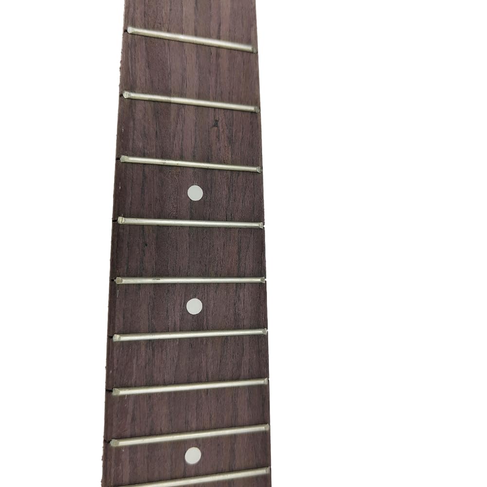 Nagoyuki 21 Inch Ukulele Fingerboard 12 Wire Frets Fretboard Ukulele DIY Parts Replacement, Dark Wood - Image 2