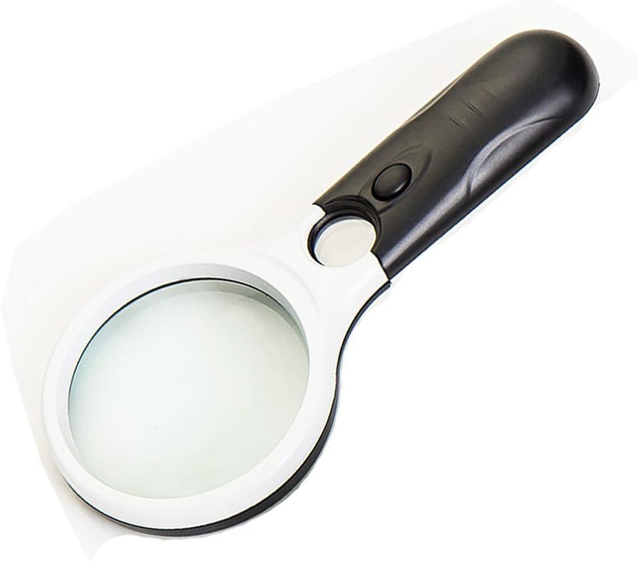 Magnifier 3 LED Light 3x 45x Handheld Lighted Magnifier