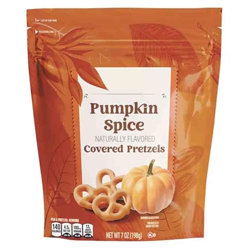 Chocolate Pumpkin Spice Flavored Covered Pretzel