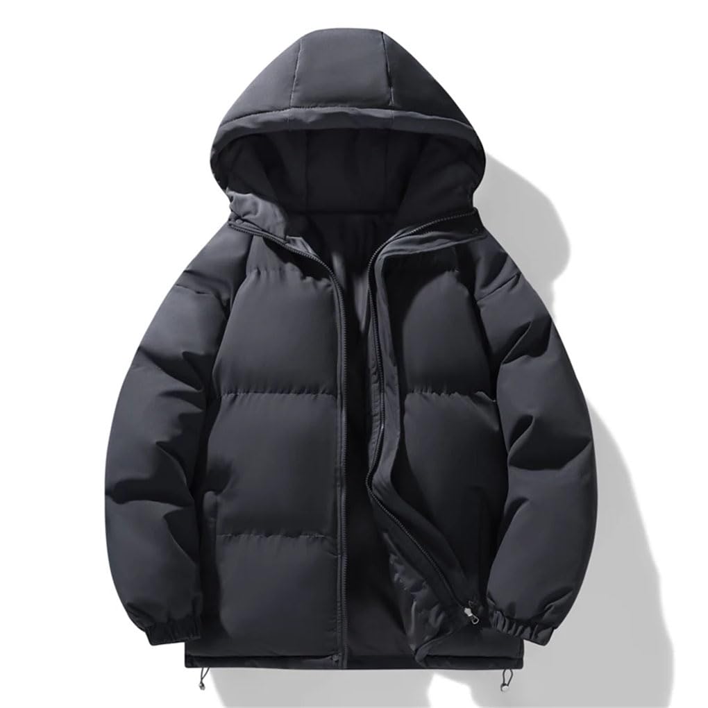 Sill-Like Cotton Top Uomo, Mens Chic Addensare Caldo Parka Trench Outerwear Uomo Taglia