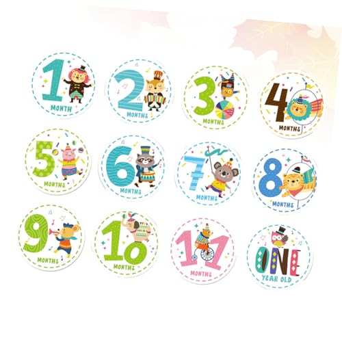 NUOLUX 12�����̌���X�e�b�J�[ �����L�^�p �V���� �����p �����ɓ\��� �J��Ԃ��g�p�\ �АՎc��Ȃ� �t�H�g�A���o���L�O�B�e�p