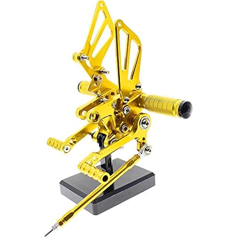 Sunrivery Motorcycle Rearsets Footpegs For GSXR750 GSX-R600 1996-2005,SV650/SV650S SV1000/S 1998-2014,GSXR1000 2000-2004 Cover