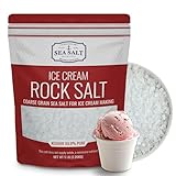 Rock Salt for Ice Cream Making, Universally Compatible Coarse and Non-Iodized Salt for All Ice Cream Maker, 5 lb Bag