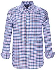 Blue Red White Check 411