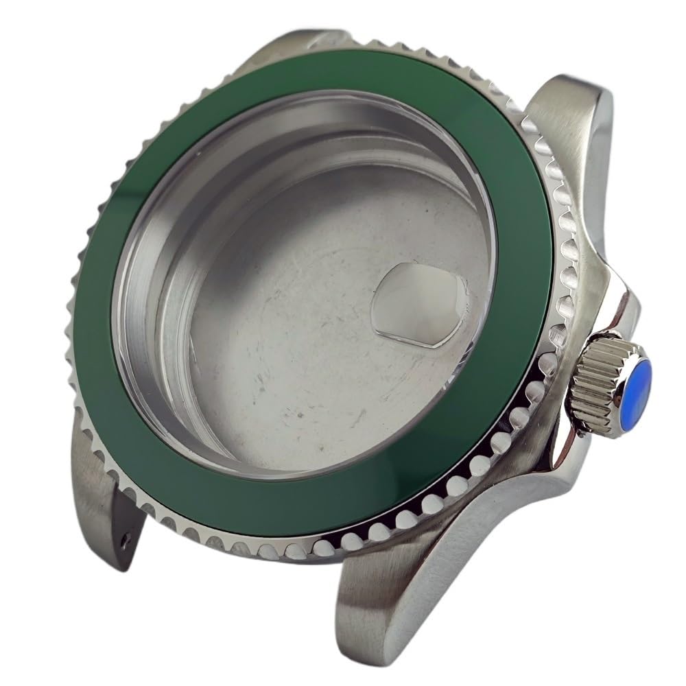 1 Stück NH3 5 Gehäuse 40 mm Gehäuse Edelstahl Saphirglas 120 Umdrehungen Geeignet for NH Uhr 35/36/34 Uhrwerk Uhrenzubehör