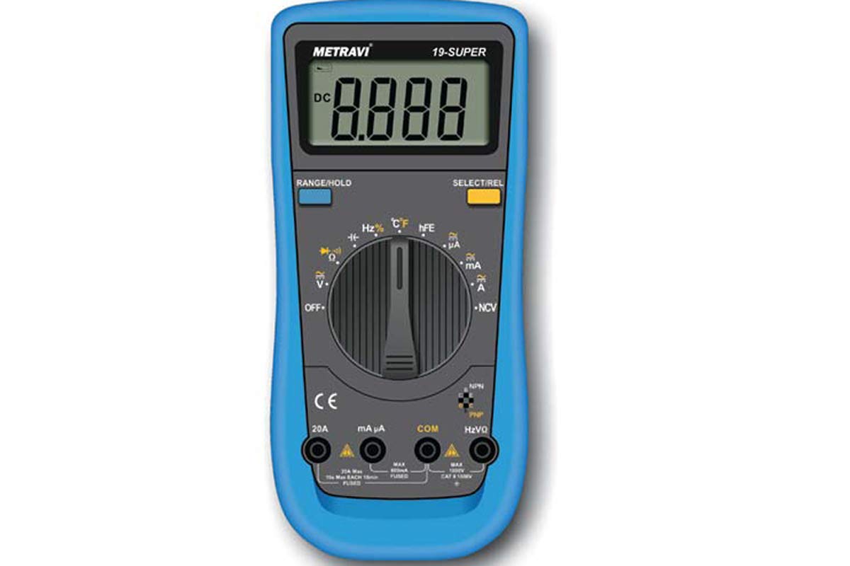 Metravi 19 Super T-RMS Digital Multimeter with NCV-image-48