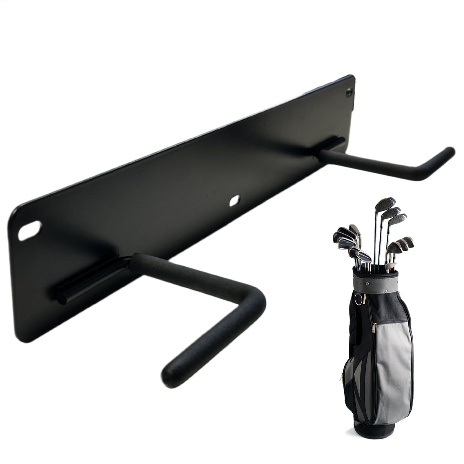 Soporte de almacenamiento para club de golf y bastidor de pared para ahorrar espacio 8