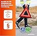 OwnWheel Notfalldreieck Warndreieck ECE R27 Auto & PKW 2026 - Rot - Notfall Pannendreieck - für StVO - bei Unfall & Panne