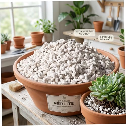 Perlite jardinage amendement sol aération terreau granulés 3-6mm