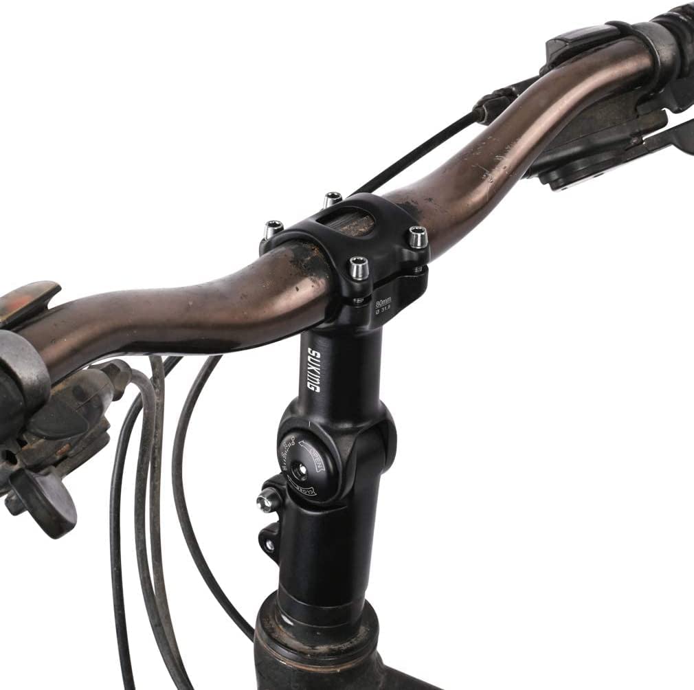 BESNIN Verstelbare fietsstuurpen 0-90 graden 31,8/25,4 x 60/80/90/93 mm