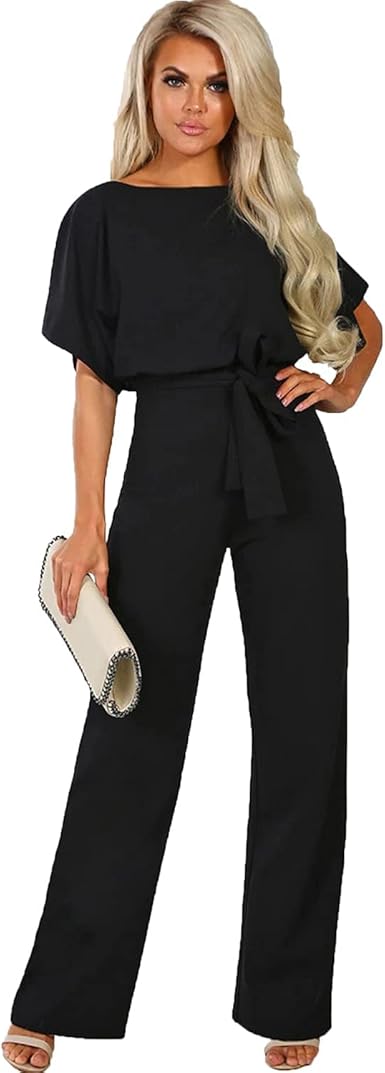 Long sleeve jumpsuit casual Clearance