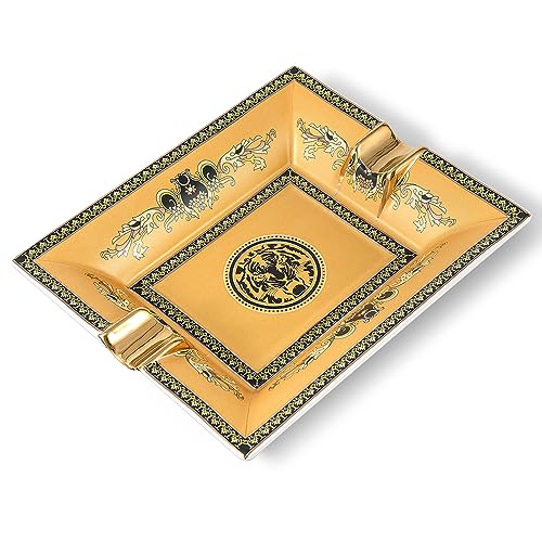 BAKEBK Posacenere da tavolo, posacenere per sigari per uso interno o esterno, posacenere da tavolo per la decorazione di casa e ufficio