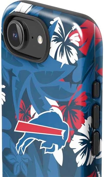 Skinit Impact Phone Case Compatible with iPhone 16e - Officially Licensed NFL Buffalo Bills Tropical Print Design