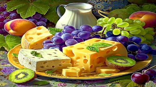 Puzzle imposible de frutas de 1000 piezas con diseño artístico de 75x50 cm para mayores de 12 años