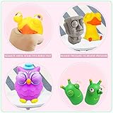 Squishy Squeeze 4 Stück - Popping Eyes Squeeze Toys, Stressbälle, Anti Stress Spielzeug für Erwachsene und Kinder