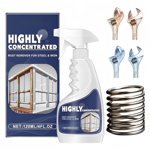 Rust Remover for Steel & Iron Heavy Duty Metal Rust Remover Rust Remover for Metal Multipel Powerful Rust Remover from Metal Surfaces Multiple Rust Remover Spray Rust Converters & Rust Removers