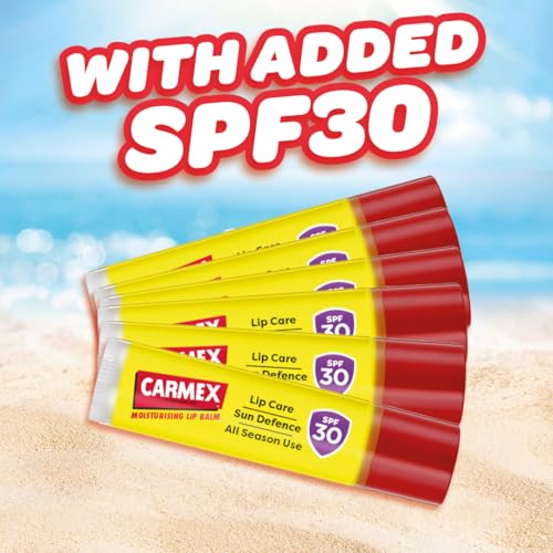 Carmex Sun Defence Lip Balm Stick Set, 1 count (Pack of 6) - Image 2