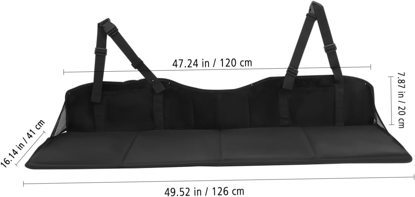 Alipis Car Back Seat Mattress Extender Nonslip Folding Bed for SUV Truck Converts Rear Seat into Spacious Sleeping Space Easy to Clean for Camping Travel
