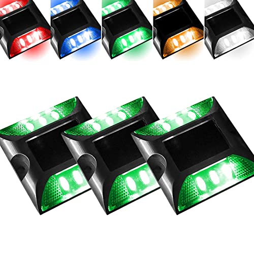 iimono117 道路鋲 ソーラー 自動充電 LED 道路 照明 ポール センターライン 縁石 反射板 視線誘導 合流帯 安全性 路肩鋲 車庫