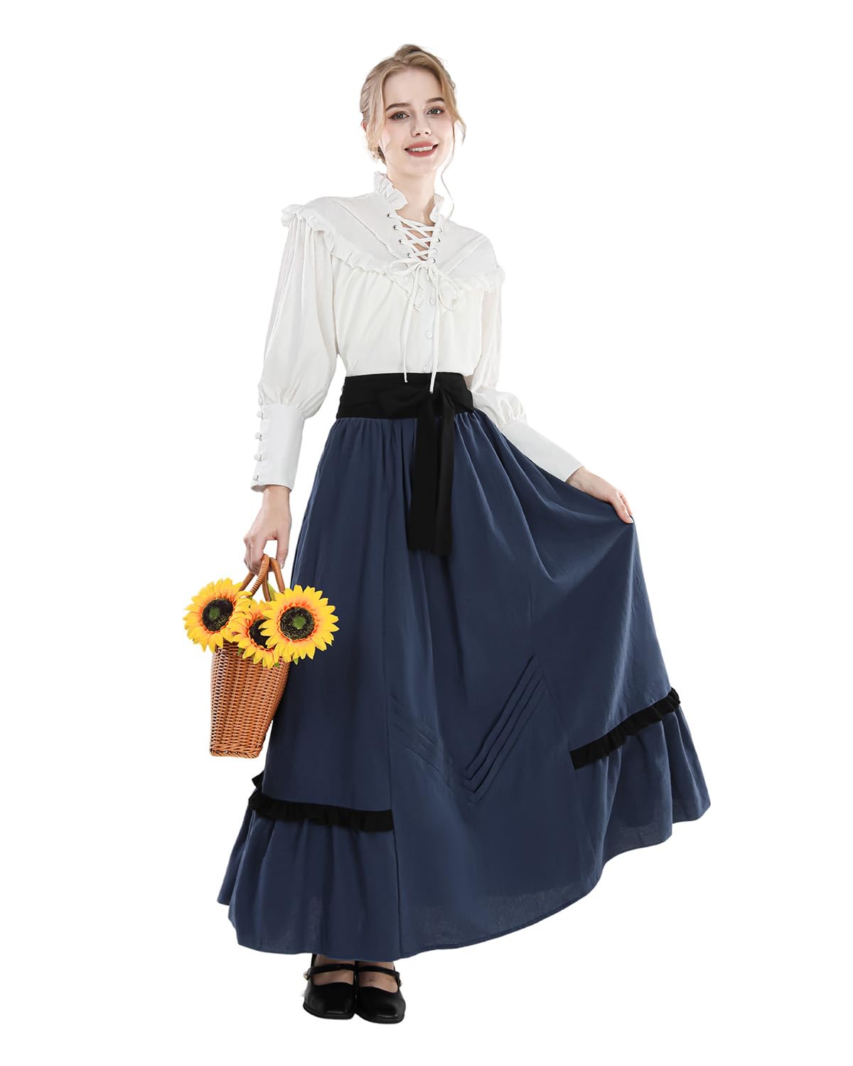 CR ROLECOS Viktorianisches Kleid Mittelalter 1930er Jahre Mafia 2-teiliges