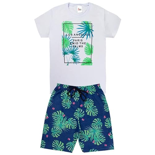 Kit 3 Conjuntos Verão Sortidos Infantil Menino Criança Tamanho:16