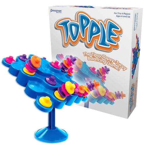 image for Pressman Original Topple Board Game | Classic & Fun Balancing Game for