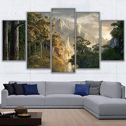 Art mural pour salon grand format tableau décoratif canvas triptyque