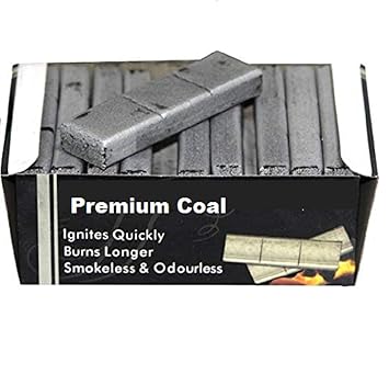 Charcoal Kings Premium Multipurpose Charcoal Silver Charcoal Coal 100% Nicotine and Tobacco Free Bamboo Charcoal are More denseNo Chemical (30 Pieces)