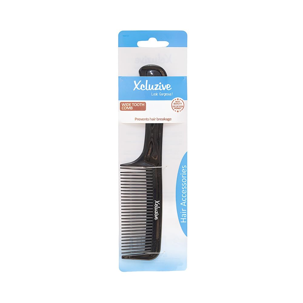 Xcluzive Wide Tooth Comb, Assorted