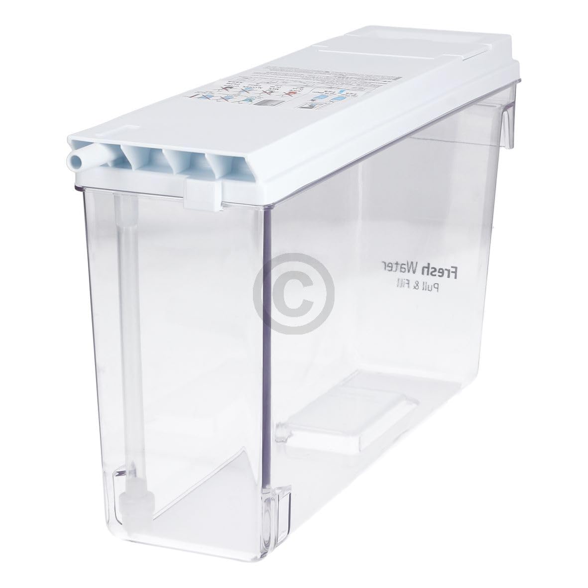 Wassertank für Kühlschrank kompatibel mit LG AJL74372102 4 Liter mit Deckel