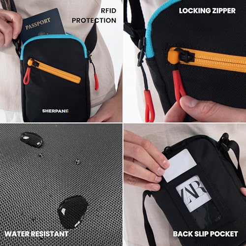 Image of Sherpani Rogue, Mini Crossbody Bag, Lightweight Shoulder Bag, Cross Body Purse, Crossbody Bags, Unisex Travel Gift