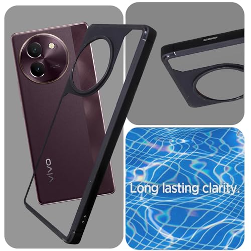 Image of A rtistque Hard Clear Back Cover Case for Vivo T3x 5G | Shockproof TPU | Acrylic Armor Case for Vivo T3x 5G| Stylish Protective Design - Transparent