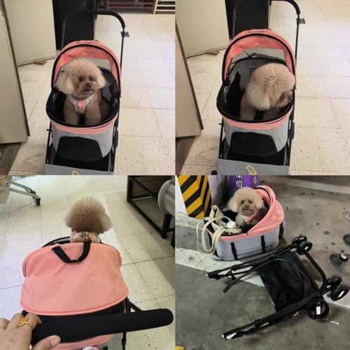 Carrinho de Passeio Carro Pet para Caes, Animal de Estimação, Cachorro, Cão, Gato de Grande Porte at