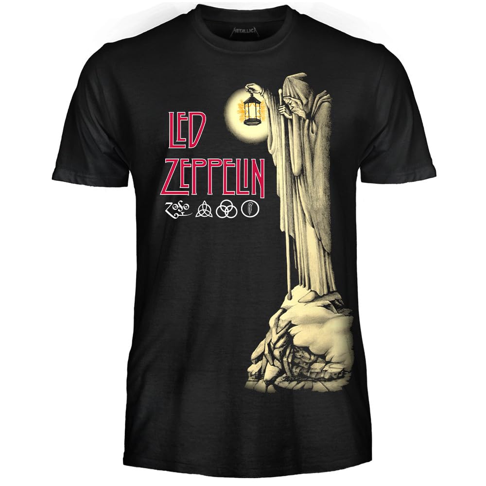 Led Zeppelin Hermit Official T-Shirt Band Rock Unisex Adult Boy, Hermit, XL