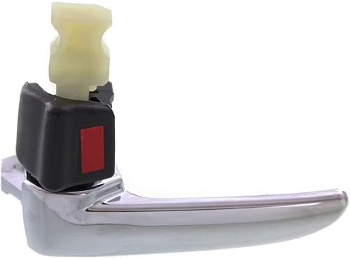 Miniatura 2 de Para Mazda 3 2004-2009 Manija de puerta interior delantera, palanca cromada del lado del conductor | Con botón de bloqueo de puerta | Recorte: todos