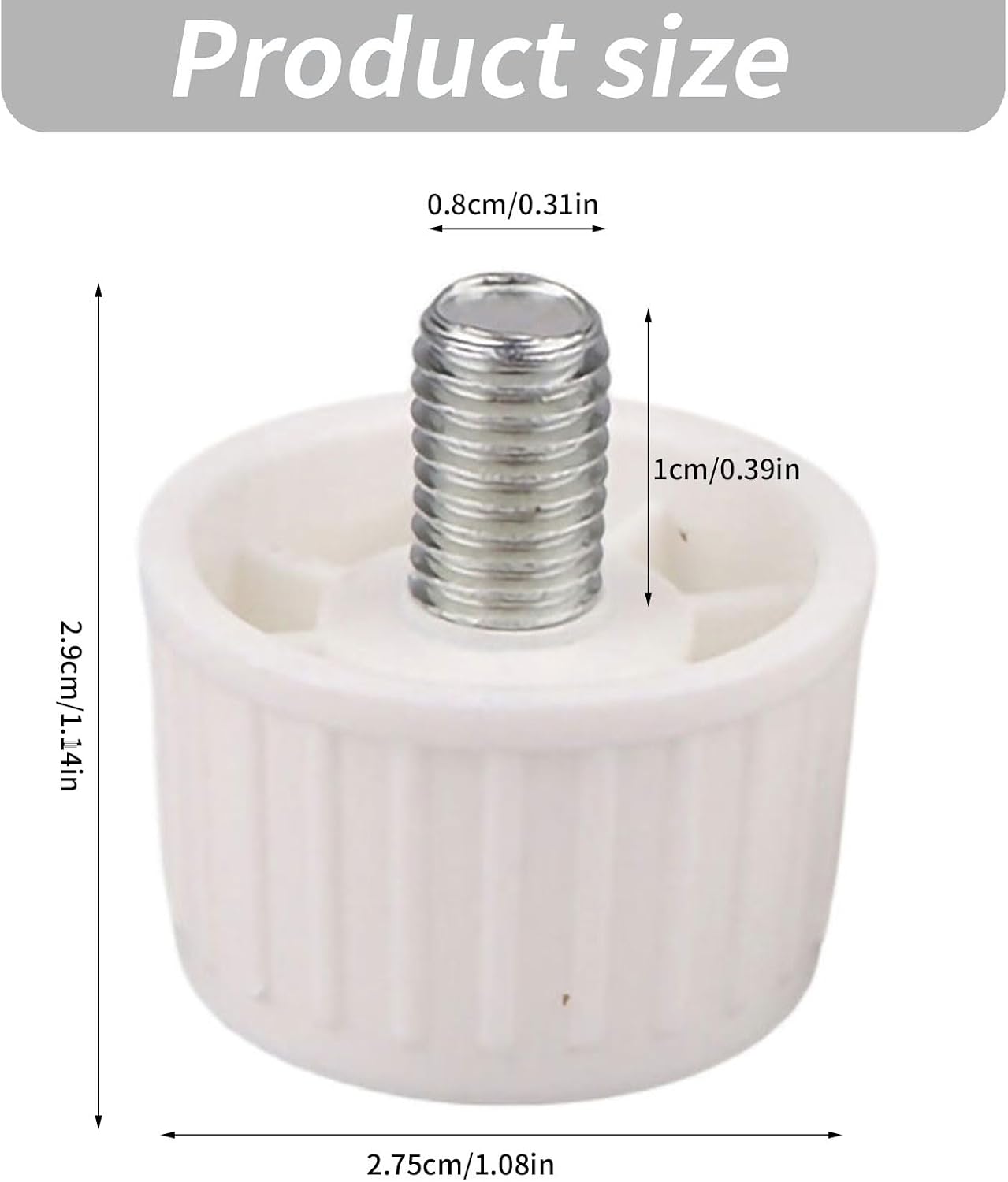 Kitchen Appliance Bottom Feet Replacement Pack 4 Refrigerator